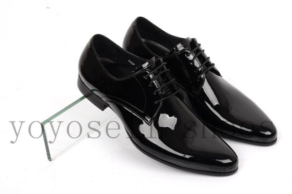 shiny black mens dress shoes