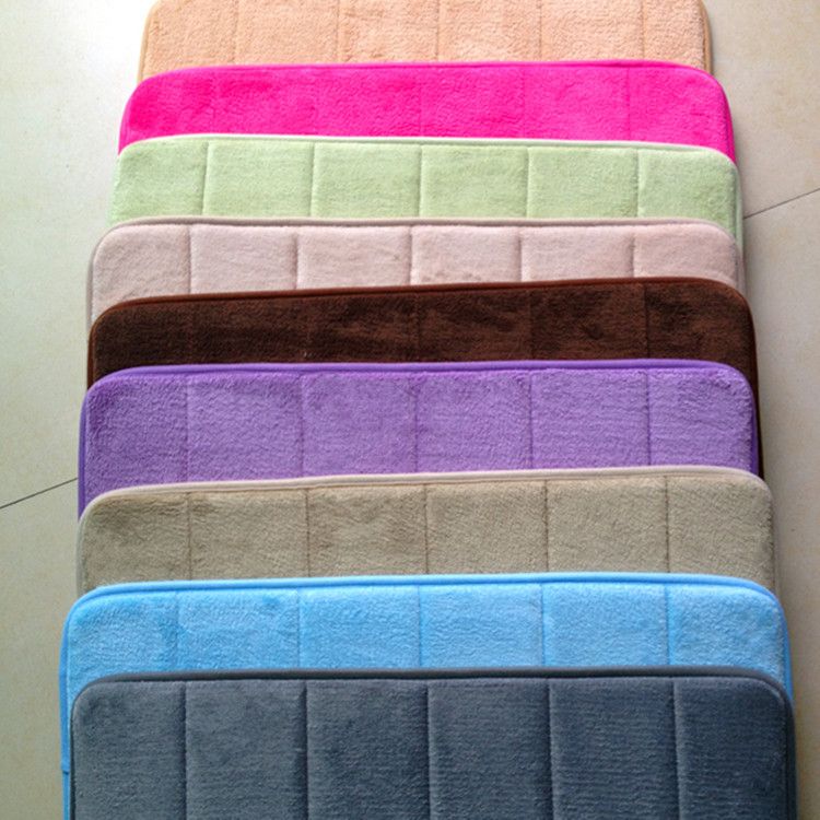 Memory Foam Doormat Anti Slip Rug Memo Floor Mat Bathroom Doormats