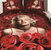 New Red Rose Floral Marilyn Monroe 3d Bedding Sets Duvet ...