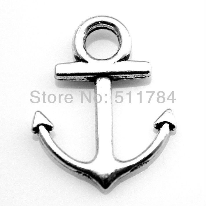 

100pcs/lot 19*15mm 4 Colors Anchor Charm