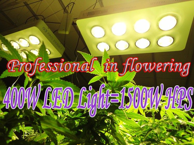 Growlight 400W COB LED Grow Light =1500W HPS Professional In Flowering