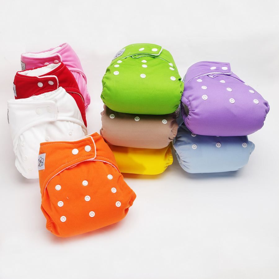 Adjustable Reusable Washable Baby Cloth Diaper Nappy+Inserts From G777