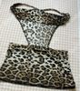 Gratis frakt Sexig Kvinnors Leopard Print Underkläder Underkläder Panther Print Sleep Wear Mini Dress DS Cosplay Sex Underkläder Erotiska Underkläder