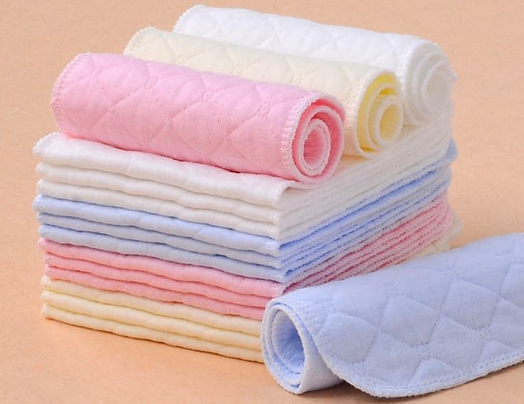 2021 2016 Hot Sale 3 Layer Ecological Cotton Insert Diapers Nappy