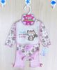 4 pcs set Baby Rompers Pant bibs socks Set infant long Sleeve Bodysuits Baby Girl Clothes 12setslot34807833479