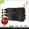 100 cheveux péruviens tisse 3pcs / lot 100 vierges de cheveux humains double trame soyeux extensions de cheveux raides drop shipping bellahair