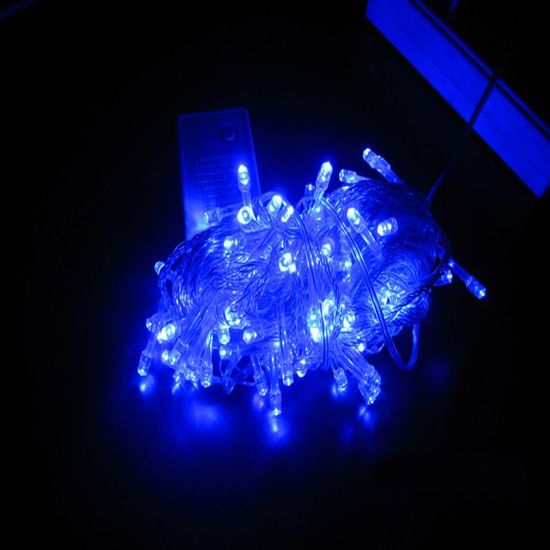 10M male female end plug the LED string of Christmas lights flash wedding waterproof lights all over sky star
