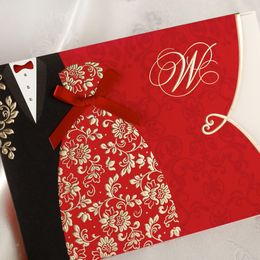 discount red folding wedding invitations red folding wedding