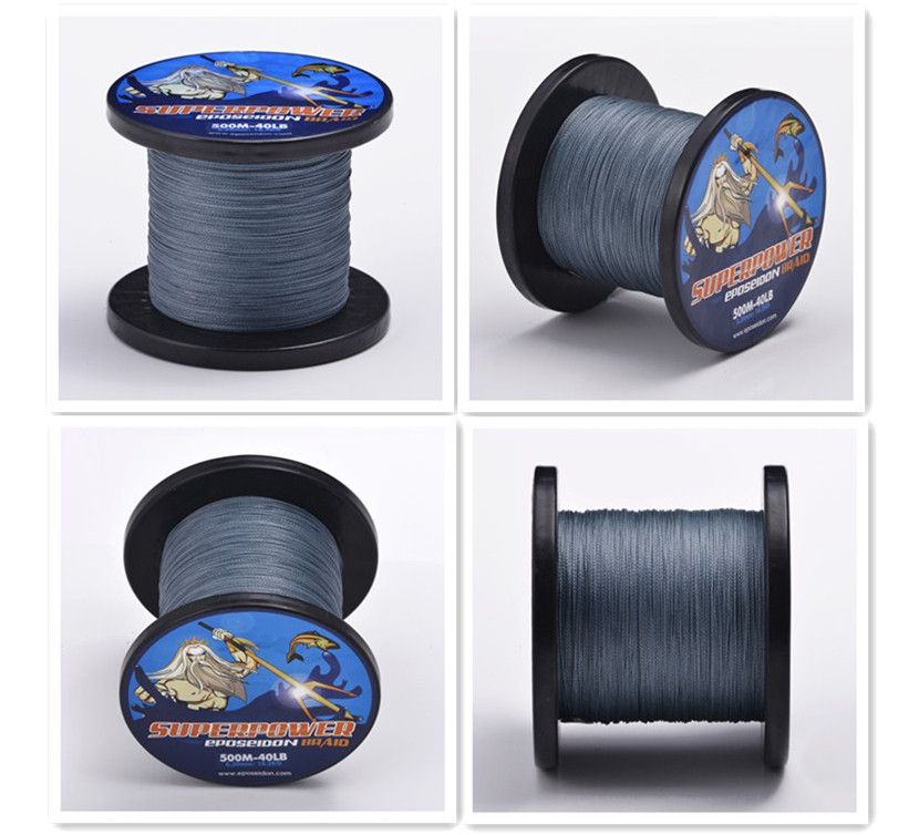 2019 Low Vis Gray Fishin Line 1000m Braid Fishing Line FishingTackle