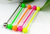 38MM long industrial bar barbell ear piercing earrings sexy cute cheap stainless steel body jewelry5539391