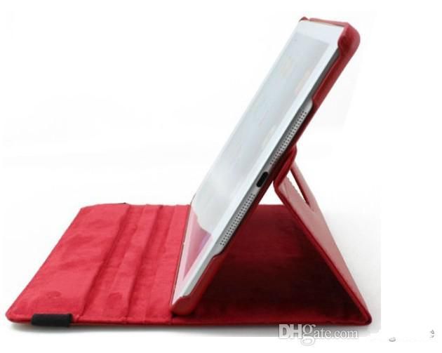 360 graus de giro PU capa de couro para ipad 2/3/4 para ipad5 ipad air smart stand com ímã