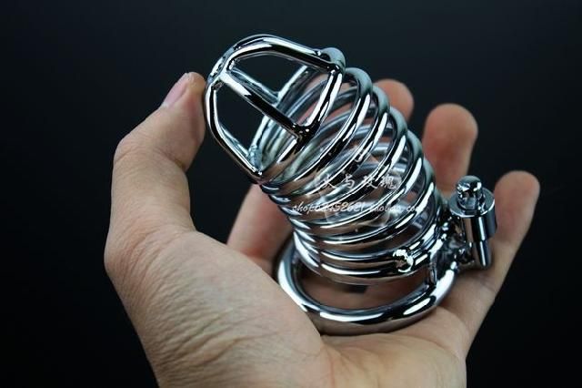 Nueva Chastity Cage Male Chastity Belt Cock Cage Juguetes sexuales para hombres Dispositivo de pene