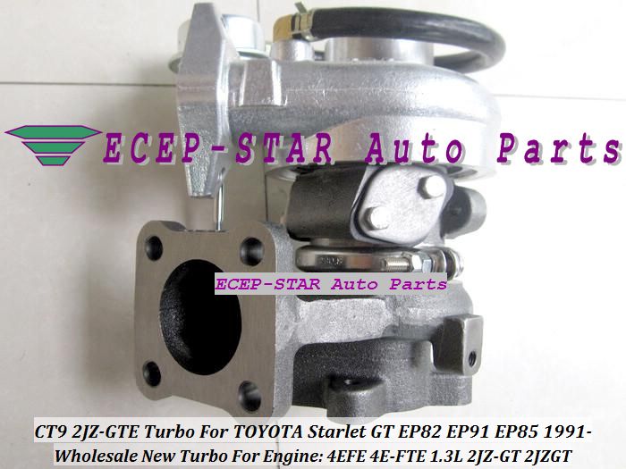 CT9 4EFTE Turbo Turbine Turbocharger For TOYOTA starlet EP82 EP91 EP85 1.3L 1991- 4EFE Engine 2JZGTE 2JZ-GT 2JZ-GTE water cooled