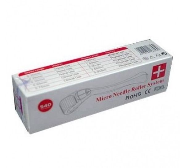 

Mr 540 needle derma roller micro needle kin roller dermatology therapy microneedle dermaroller 10 ize derme roller