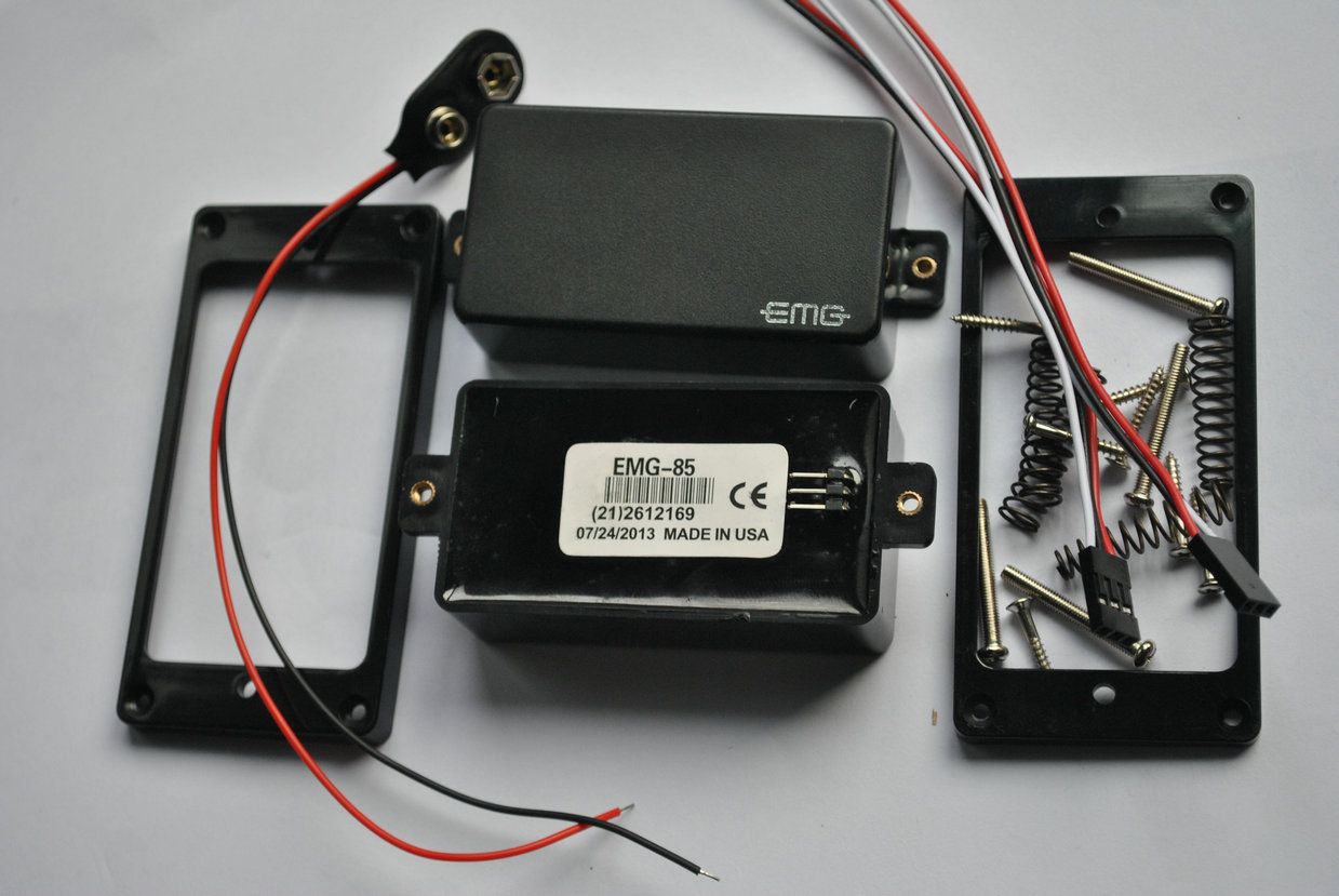 2018 EMG 81 / 85 9 V Battery Active Pickups Closed Type Electric Guitar