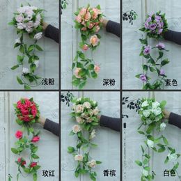 Wedding decorations flower vine artificial rose simulation roses silk flower