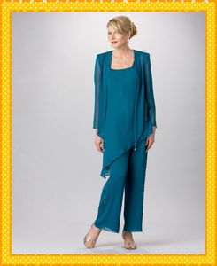 Gelin Elbise Of ucuz En Yeni Kare Şeffaf Uzun Kollu Ceket Anne Pantolon Suit Damat Anne Akşam Örgün Elbise Modelleri Ücretsiz Kargo