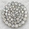 Partihandel Rhinestone Flower Pin Brosches Bröllop Bröllopsfest C101906