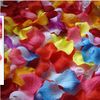 Commercio all'ingrosso - 1500 pezzi Petali di fiori colorati arcobaleno petali di rosa di seta alla rinfusa accessori da sposa 15 borse 100 pezzi / borsa