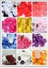 Partihandel - 1500pcs Rainbow Färgglada Blomblad Bulk Silk Rose Petals Bröllop Tillbehör 15Baggs 100PC / Väska