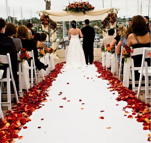 Wholesale Rainbow Colorful Flower Petals Bulk Silk Rose Petals Wedding