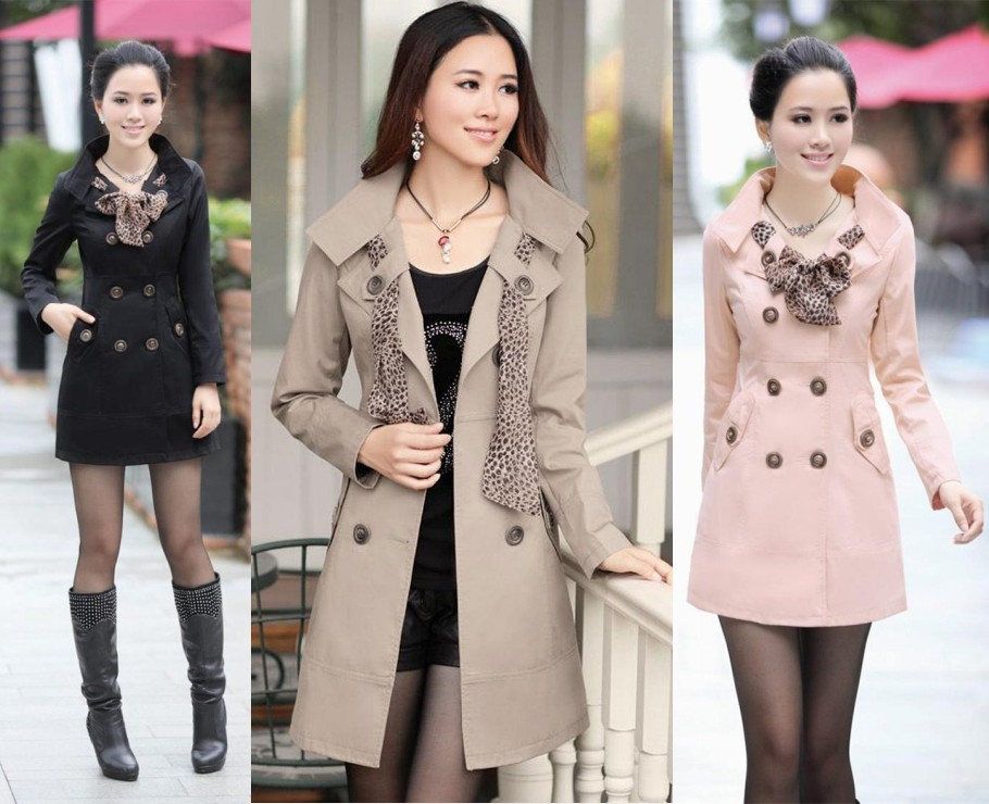 womens black lightweight trench coat