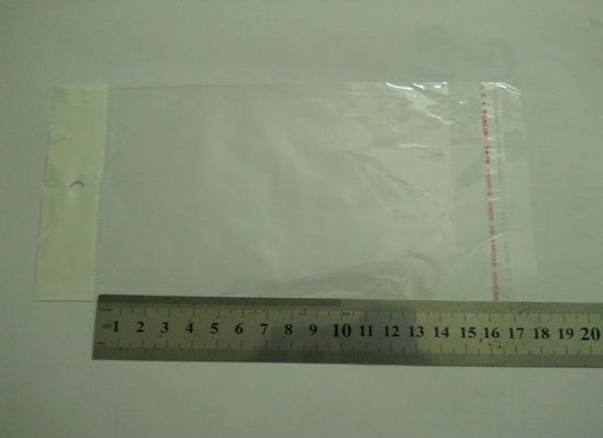 10*18cm 3.9*7.1" Clear Self-Adhesive Seal Plastic OPP Poly Bag Retail Packaging Bag W/ Hang Hole Wholesale DHL 