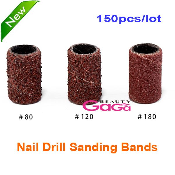 

Professional Nail Salon Supply Nail Art Design Nail Tools Accessories #80 #120 #180 Electric Manicure Pedicure Nail Drill Bits Sanding Bands