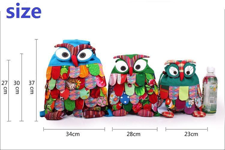 owl plush backpack