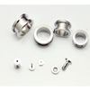 mix 218mm 120pcs stainless steel body jewelry screw flesh tunnel ear plug flesh tunnel8408402