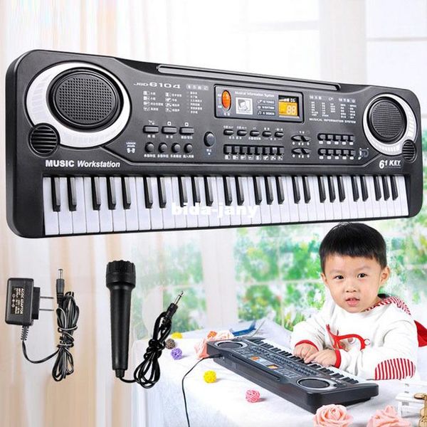 

New Arrival 61 Key Multifunction Electronic Music Keyboard Electric Piano With Microphone Gift Free Shipping&Wholesales