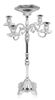 New Arrival sprzedaży Najlepsze 63 cm Wysokość 5-broni Candelabra z miską kwiatową w środku centrum dla weselów lub wydarzeń