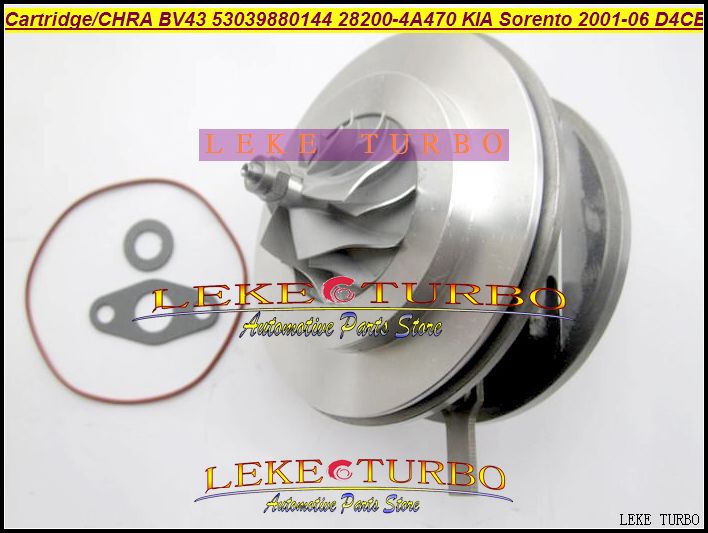 Cartouche Turbo CHRA Core BV43 53039700144 53039880122 53039880144 28200-4A470 Turbocompresseur Pour KIA Sorento 01-06 D4CB 2.5L CRDi