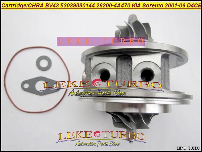 Cartucho Turbo CHRA Core BV43 53039700144 53039880122 53039880144 28200-4A470 turbocompresor para KIA Sorento 01-06 D4CB 2.5L CRDi