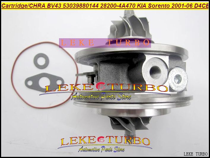 Cartouche Turbo CHRA Core BV43 53039700144 53039880122 53039880144 28200-4A470 Turbocompresseur Pour KIA Sorento 01-06 D4CB 2.5L CRDi