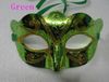 Goudpoeder Geschilderd Masker Halloween Masquerade Maskers Mardi Gras Venetiaanse Dansfeest Gezicht Het Masker Gemengde Kleur 50 Stks