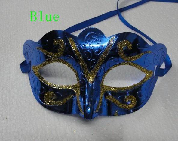 2014 Mischungsauftrag 100 Stück Förderung Verkauf Party Maske Schweißen Gold Mode Maskerade venezianischen bunt