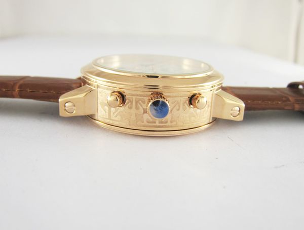 

Горячие роскошные швейцарские мужчины спортивные часы лучший бренд Sky Moon Phase золото погружение кожа автоматические механические модные мужские наручные часы бесплатная доставка