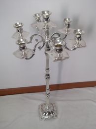 2017 top selling candelabras floor wedding centerpiece floor candelabrum flower road lead 85cm tall 7*arms candle holder