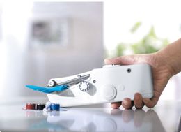 Mini Sewing Machine Portable Handheld Cordless Stitch Hand Held Clothes Electric Sewer Easy To Use