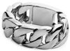 180g Énorme 316L Courbe en acier inoxydable Bracelet Bracelet Bracelet Bijoux lourds 26 mm 21 5cm Silver291r