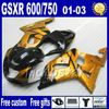 7gifts SUZUKI GSX R600 R750 2001 2002 2003 K1 레드 코로나 GSX-R 600/750 페어링 애프터 마켓 Lp93