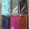 18 Farben, einfarbig, 90 x 90 cm, quadratischer Rayon-Schal mit Seidengefühl, Halstuch, Schals, Kopftuch, Hijabs, 2 Stück/Los #3450
