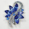 Groothandel Marquise Violet Crystal Rhinestone Bruidsmeisje Bruiloft Party Prom Flower Pin Broche Mode Broches Sieraden Gift C443