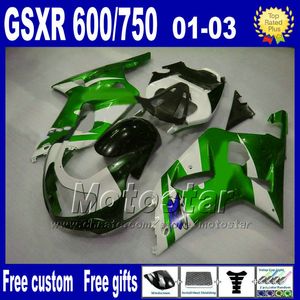 Motorcycle fairings for SUZUKI K1 GSXR 600 750 2001 2002 2003 GSXR600 GSXR750 01-03 GSX R 600 750 aftermarket Fairing kit SF55+7 gifts