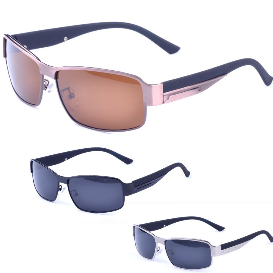 

men Fashion High-end polarized driving sunglasses summer Sports goggles sun glasses + box + cloth YJ20422