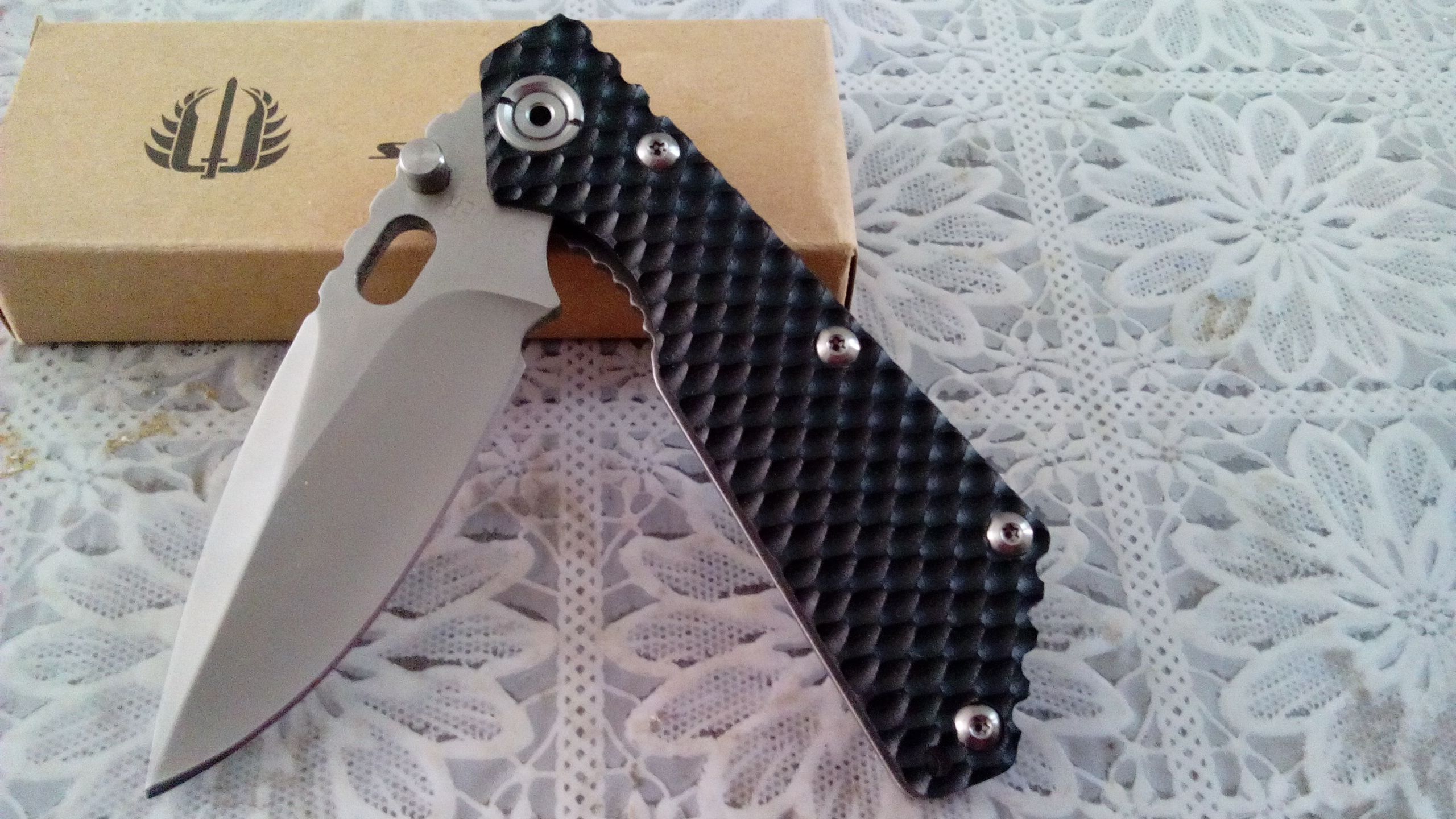 HOT SALE!!!STRIDER Classic Hunting Pocket Knife Tactical 56HRC 5Cr13Wov