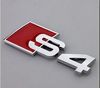 20pcs lot 3D Metal S3 4 5 6 stickers for Audi chrome badges emblems bumper stickers car-styling246y