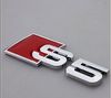 20pcs/lot 3D Metal S3 4 5 6 stickers for Audi chrome badges emblems bumper stickers car-styling