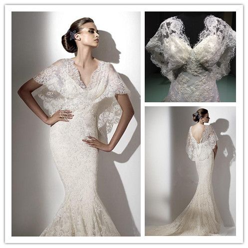 vestido de noiva manga morcego